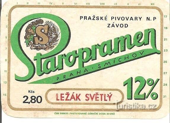 ležák za 2,80 Kčs