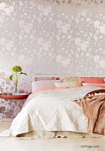Wallpaper from Eijffinger. Pantone 2016 Rose Quartz - spot on | Home wallpaper, Wallpaper trends, Home decor