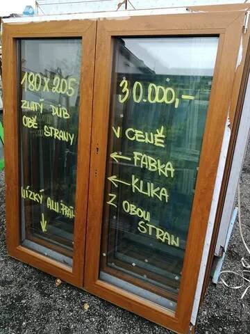 Okna - dveře použitá
