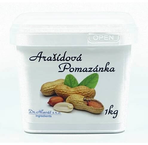 Nugeta - Cukrářská ARAŠÍDOVÁ pomazánka JEMNÁ 1kg - Dr.Hlaváč