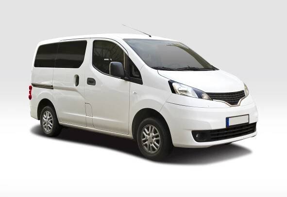 Mini autobus Nissan Nv200 — Stock obrázek