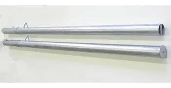 Český výrobce Volejbalové sloupky Antivandal (ZN), průměr 102 mm
