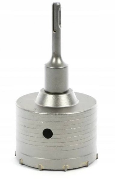 KORUNKOVÝ VRTÁK KORUNKA NA BETONU FRÉZA 80 mm S VIDIÍ A ADAPTÉREM SDS-PLUS SADA Váha výrobku včetně jednotkového obalu 0.9 kg