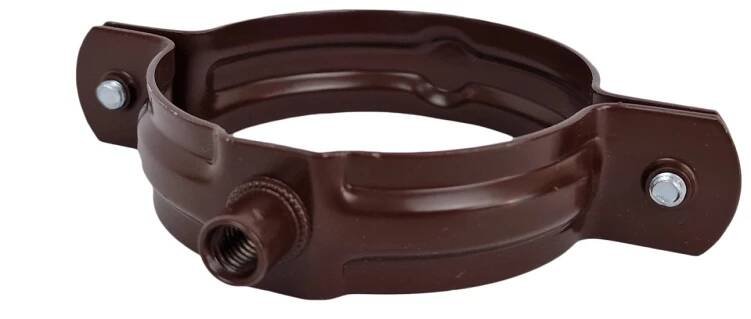 COVERNIT Objímka 250/80 pro okapové svody čokoládově hnědá RAL 8017, 80-140 mm