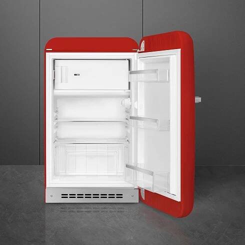 Smeg Chladnička s mrazícím boxem červená FAB10RRD5 - Elettromec 