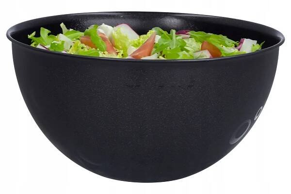 Plastová mísa velká 6l černá na salát ke šlehání 28 cm misky kuchyňské Barva černá