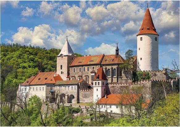 Puzzle XL 100 dílků Hrad Křivoklát | Bambule Království hraček