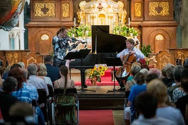 Koncert Pavla Šporcla zahájil Hudební festival Znojmo. Podívejte se