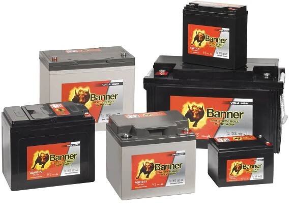 Trakční baterie Banner AGM 12-9 12V 9Ah C20 / 7Ah C5 Deep cycle