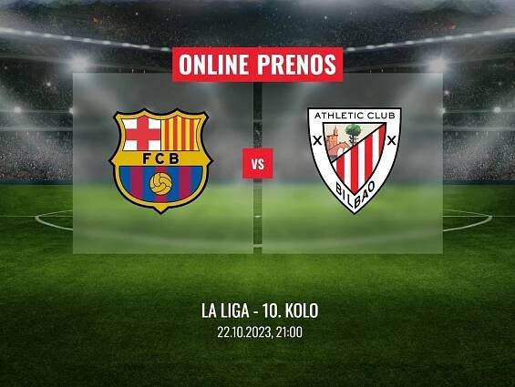 FC Barcelona - Athletic Club Bilbao: Online prenos z 10. kola La Ligy