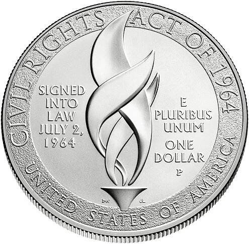 Civil Rights Act of 1964 Silver Dollar