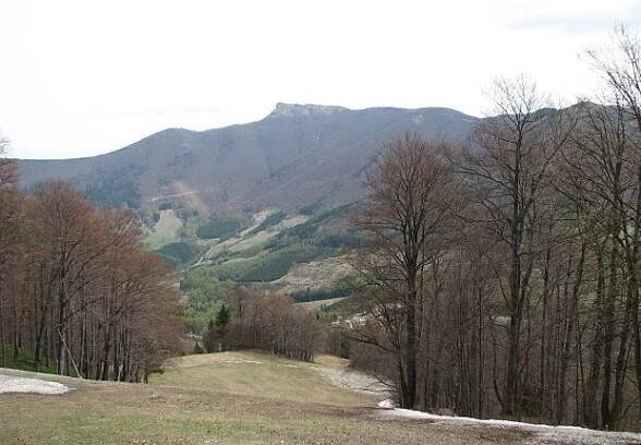 Kľak - pohled nad Fačkovským sedlem