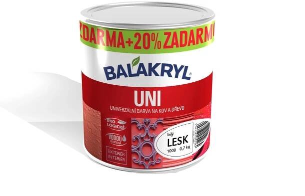 Balakryl Uni Lesk 0,7 l bílá