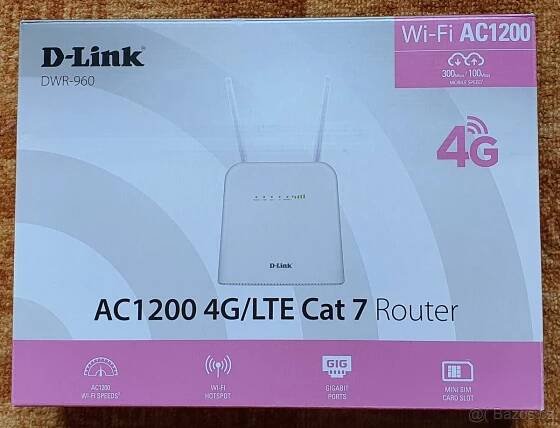 Prodam novy router na SIM kartu D-Link DWR-960