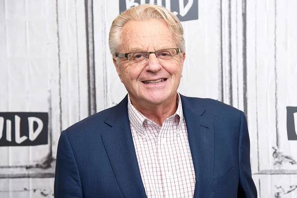  Jerry Springer visits the Build Series to discuss the reality court show at Build Studio on September 09, 2019 in New York City. 