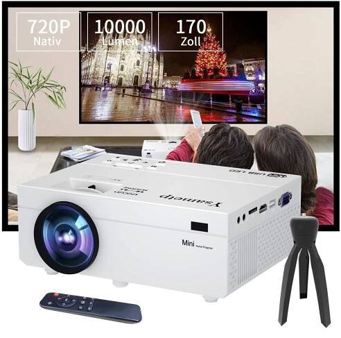 LED projektor Ysametp HD videoprojektor 1280 x 720P USB VGA HDMI - TV, audio, video