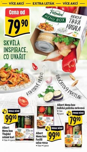 Albert leták - Supermarket od 02.07.2025 | Strana: 27 | Produkty: Rajčatový protlak, Kokosové mléko, Box, Mléko