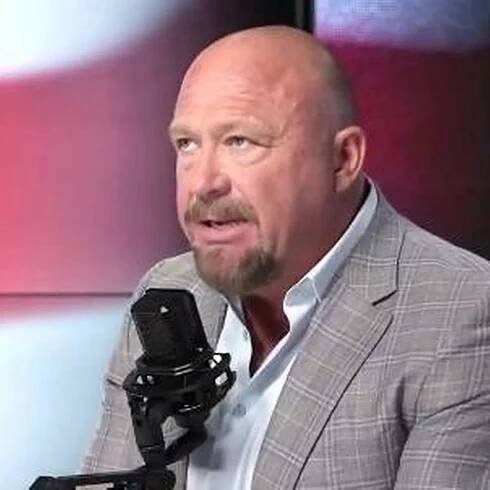 Alex Jones says Donald Trump is 'unconscious for part of the day' and 'predicts collapse'