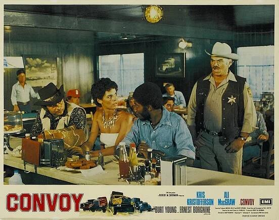 Burt Young, Ali MacGraw, Franklyn Ajaye, Ernest Borgnine - Konvoj - Fotosky