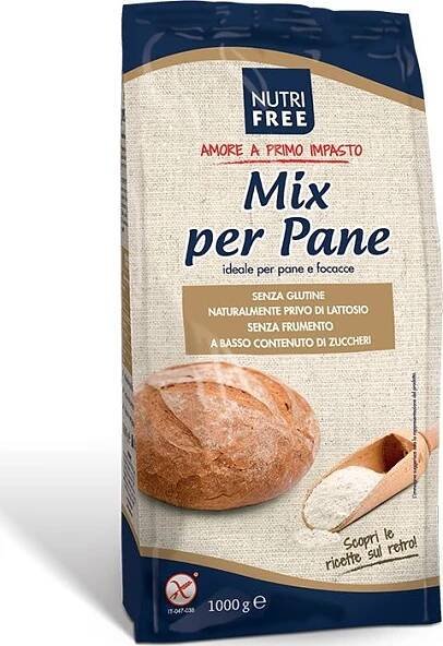 Nutrifree Mix Per Pane bezlepková směs na pečivo 1 kg