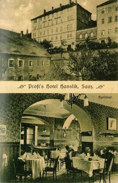 Hotel Hanslik | Databáze domů s historií