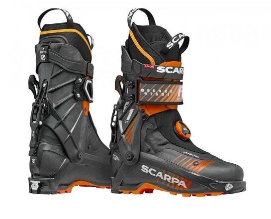 Skialpové boty SCARPA F1 LT M Carbon Orange