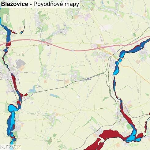 Blažovice - mapy | Kurzy.cz