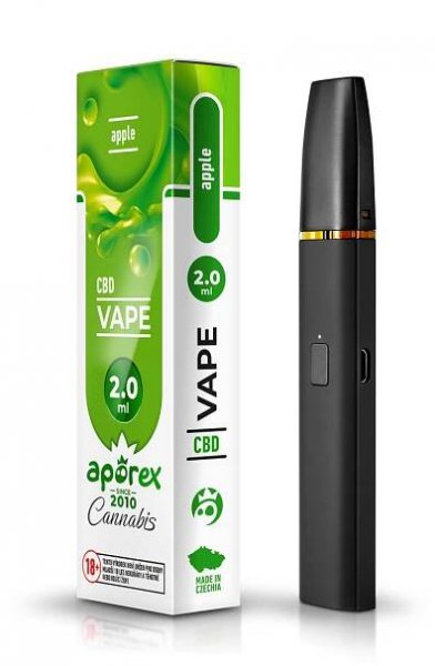 Aporex VAPE V2 CBD box apple