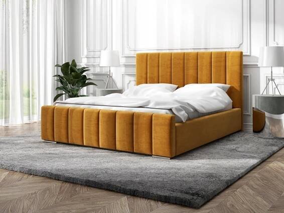 POSTEL LEO II 140X200 S ÚLOŽNÝM PROSTOREM A NA NOŽIČKÁCH Kolekce NEW