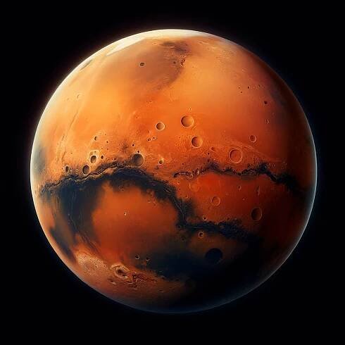 The planet mars 200