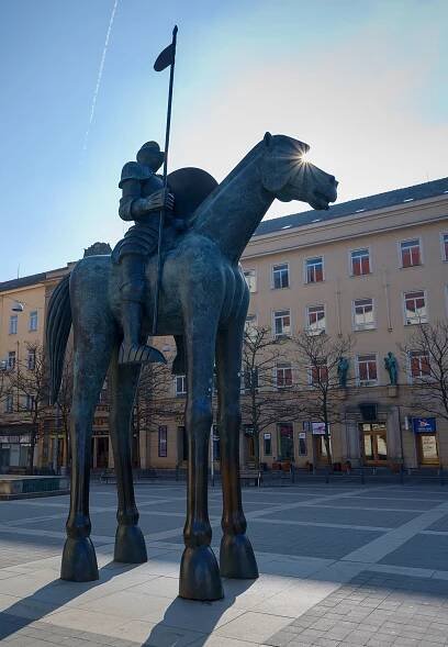 Socha markraběte Jošta Lucemburského