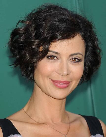 Catherine Bell short wavy hairstyle 