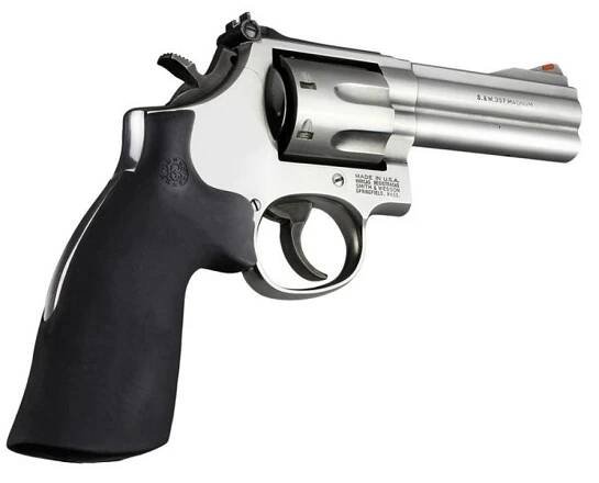 Střenky Hogue Smith & Wesson K/L round butt černé