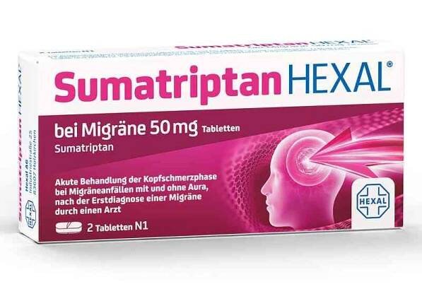 Sumatriptan Hexal aus unserer Versandapotheke liefern lassen