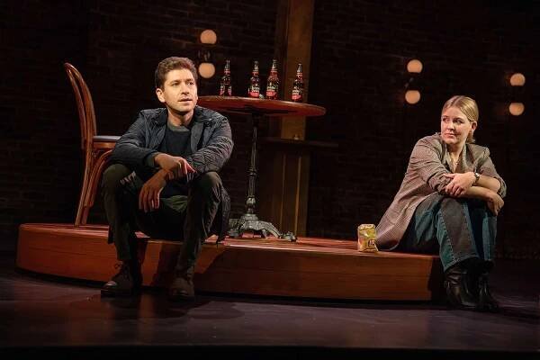 Michael Zegen and Helene Yorke in Strategic Love Play