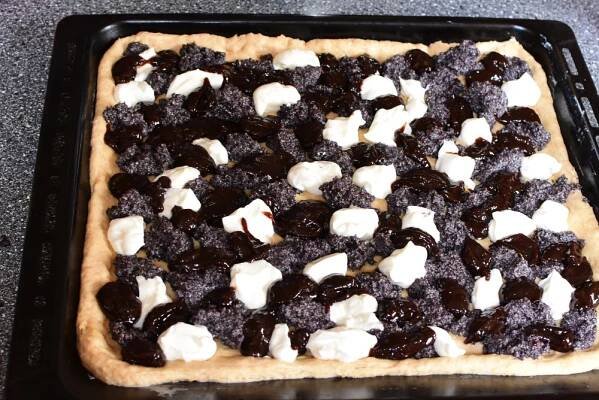 Recept: Kecaný koláč na plech