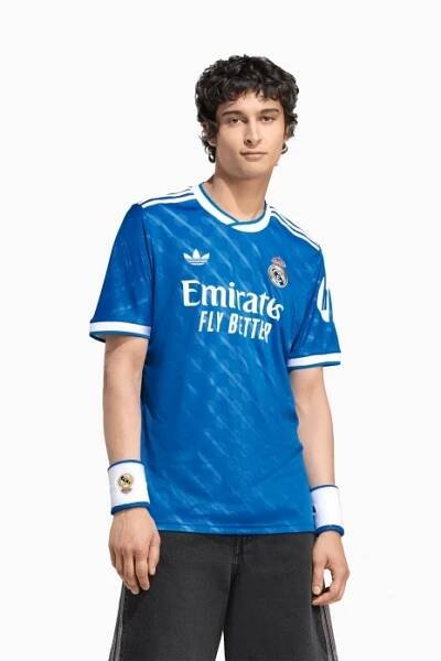 Tričko adidas Real Madrid 25/26 Třetí Replica - Modrý