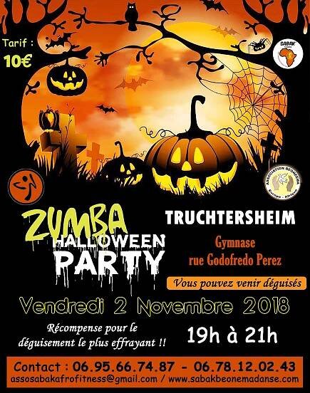ZUMBA PARTY HALLOWEEN TRUCHTERSHEIM - Bienvenue