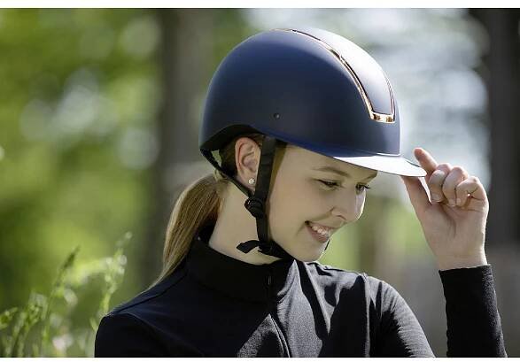 Jezdecká ochranná helma HKM Lady Shield VG1 OUTLET