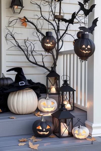 halloween wreaths for front door
