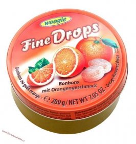 Woogie Fine drops Orange bonbons 200g