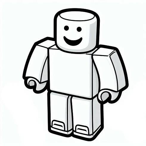 Nakreslete Roblox šťastný