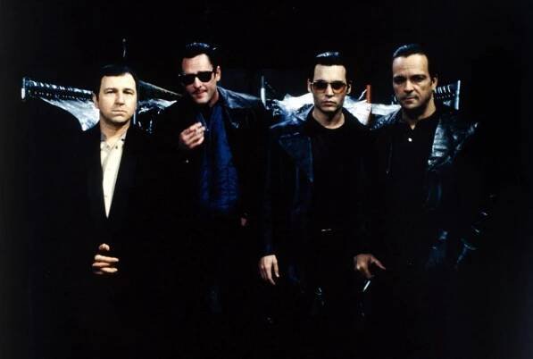 Bruno Kirby, Michael Madsen, Johnny Depp, James Russo - Krycí jméno Donnie Brasco - Z filmu