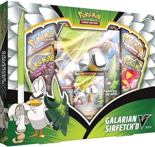 Pokémon TCG: Galarian Sirfetch ́d V Box
