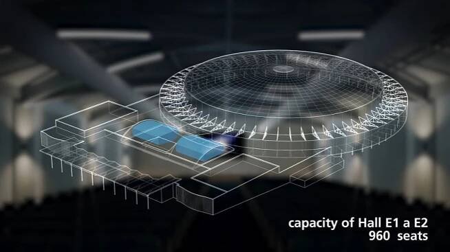 Multifunkční centrum O2 universum otevře v září. V květnu se začne stavět hotel