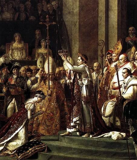 The coronation of Napoleon II painting - the coronation of Napoleon II fine.