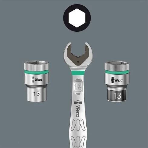 WERA 056490 Sada bitů + ráčna + držák Tool-Check PLUS, 39d.