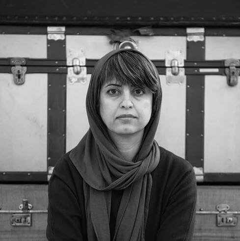 Samira-Alikhanzadeh-Iranian-painter-at-sholeh-abghari-art-gallery-marbella-CONTEMPORARY