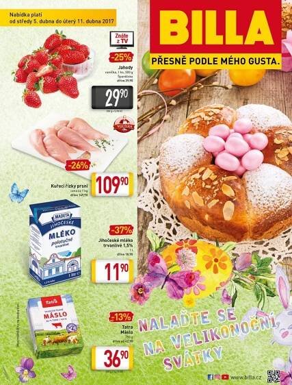 BILLA akční leták BILLA strana 1