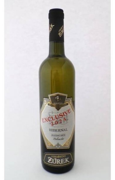 Hibernal, 2024, Exclusive, pozdní sběr, polosuché, Žůrek, 0,75l